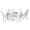 Highwood Usa Weatherly 7pc Rectangular Counter Height Outdoor Patio Furniture Dining Set 72 x 42 AD-ST7WL2CO4BA-WHE - alternate 1